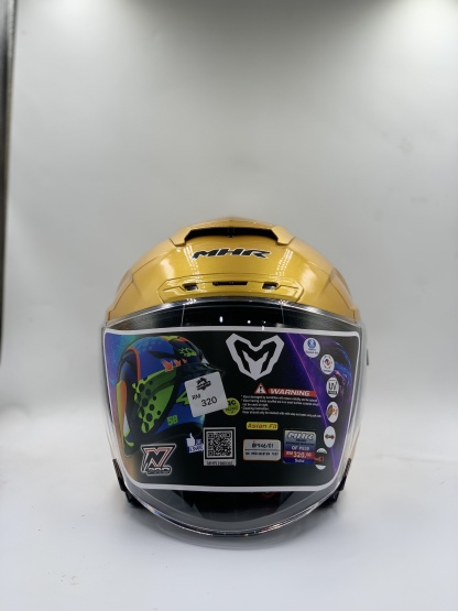 MHR NV Force Dual Visor Plain Solid Colour (SIRIM)